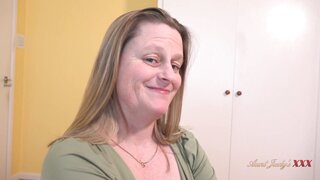 Aunt Judy Your Busty MILF Landlady Marie Catches You with Her Panties (POV)