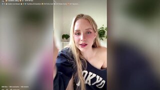 Caroline Zalog $500 Livestream Part 1 Video Leaked