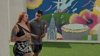 ChristianChaux Muscular trainer fucks his student Andrea Castro outdoors